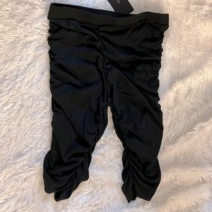 Fashionnova Might Act Up ribbed Black biking Short